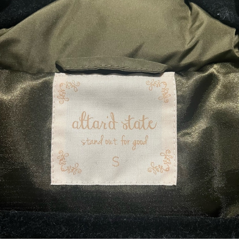 Altar'd State Olive Green Puffer Jacket - Picture 4 of 4